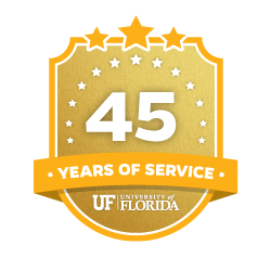 45 Year Recipient Award Badge