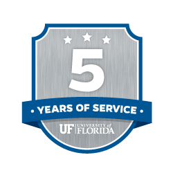 5 Year Recipient Award Badge